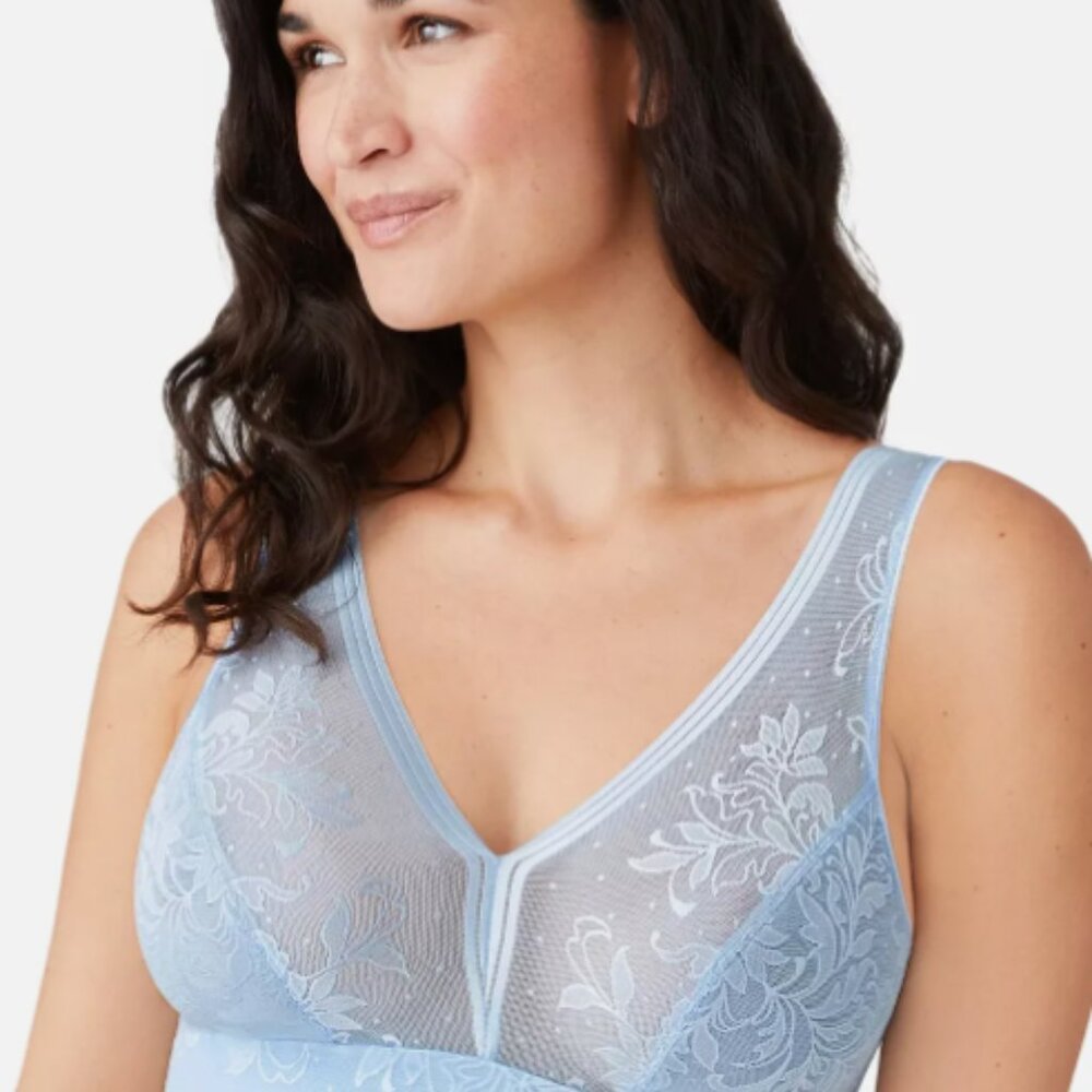 Wacoal Net Effect Bralette lt. blue 40 (Sku A25)